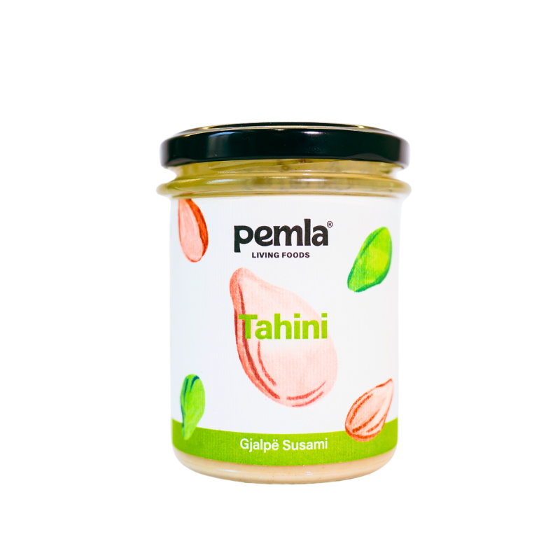 Pastë tahini RAW nga farat e aktivizuara të susamit të bardhë